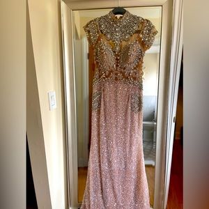 Gorgeous gown from Portia and Scarlet. Engagement, wedding, maid of honor.